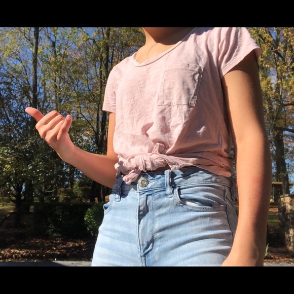 Basic Lilac Shirt with Pocket - Picture 7 of 7